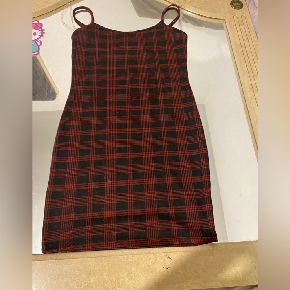 Plaid dress!